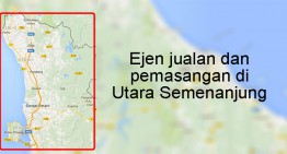 Ejen jualan dan pemasangan di Utara Semenanjung