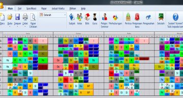 Memasukkan jadual waktu sekolah dari ASC