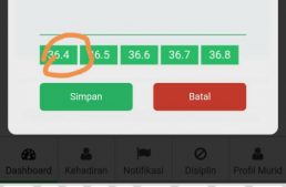 Bagaimana guru imbas kod QR Kehadiran dan merekodkan suhu