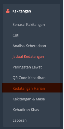 Bagaimana membuat pembetulan guru/kakitangan lupa fingerprint masuk atau balik